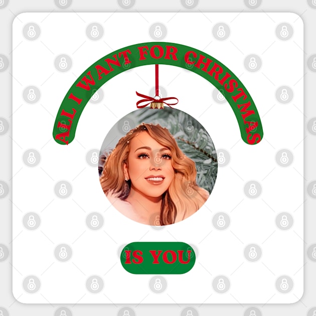 Famous Singer Christmas Sweater Sticker by DDT Shirts